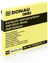 Bloczek samoprzylepny 76 x 76mm DONAU Eco 100 karteczek kol. żółty 7593001PL-11
