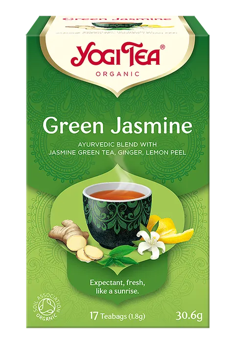 Herbata Zielona Jaśminowa Green Jasmine BIO 17 x 1,8 g 30,6 g Yogi Tea