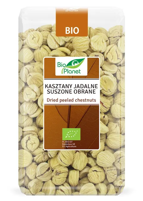 Kasztany Jadalne Suszone Obrane BIO 1 kg Bio Planet
