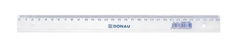 Linijka DONAU kol. przezroczysty 30cm plastik 7053001PL-00