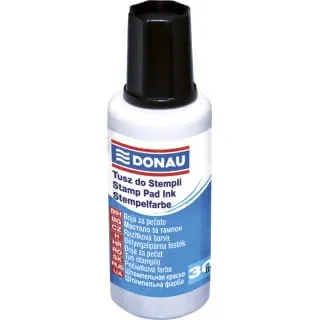 Tusz do pieczątek DONAU, 30ml, czarny
