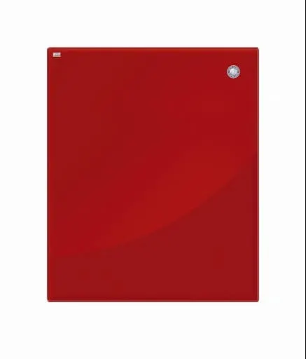 Tablica szklana suchościeralna - magnetyczna 40 x 60cm 2x3 kol. czerwony TSZ64 R