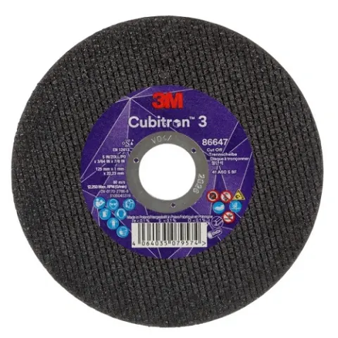 Tarcza do cięcia 3M CUBITRON 3 125mm x 1mm x 22,23mm 86647