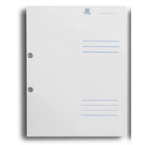 Skoroszyt oczkowy A4 BARBARA papierowy kol. biały 820117