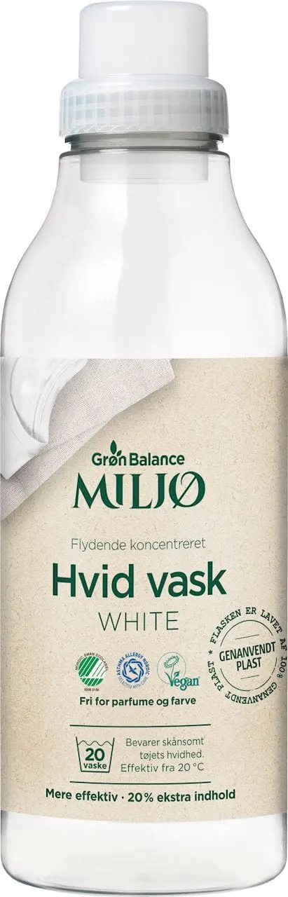 Płyn do Prania Białych Ubrań 900 ml Gron Balance