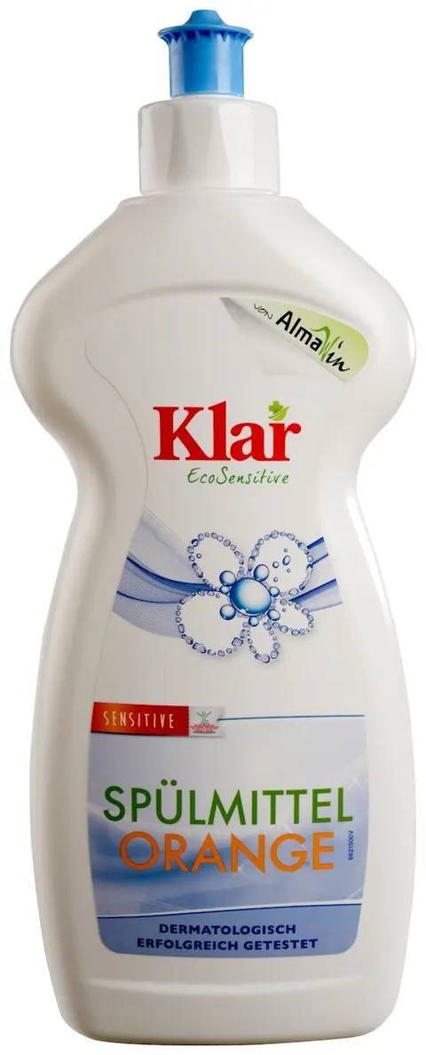 Płyn do Mycia Naczyń Pomarańczowy EKO 500 ml Klar