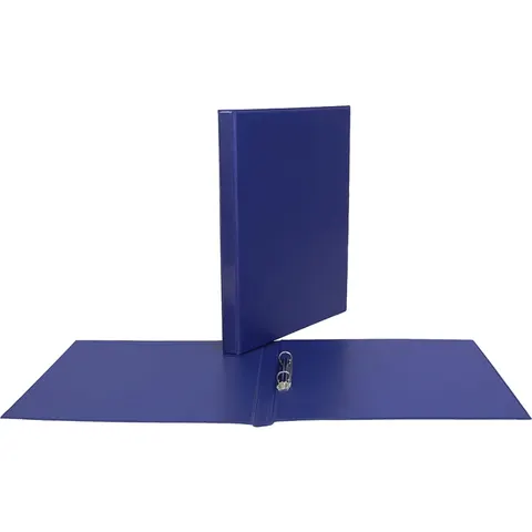 Segregator ofertowy 2-ringowy A4 55mm BIURFOL PANORAMA PVC kol. granatowy D-40 [SR-48-02]