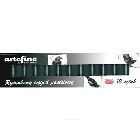 Węgiel pastelowy TOP ARTEFINE op.12 szt 400095770