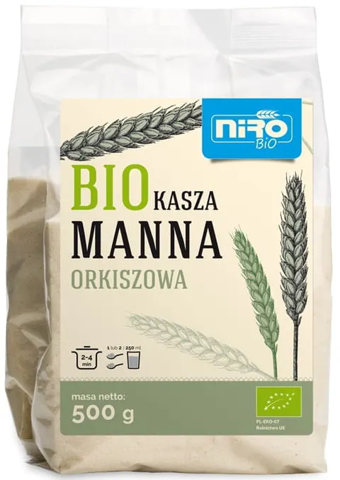 Kasza Manna Orkiszowa BIO 500 g Niro