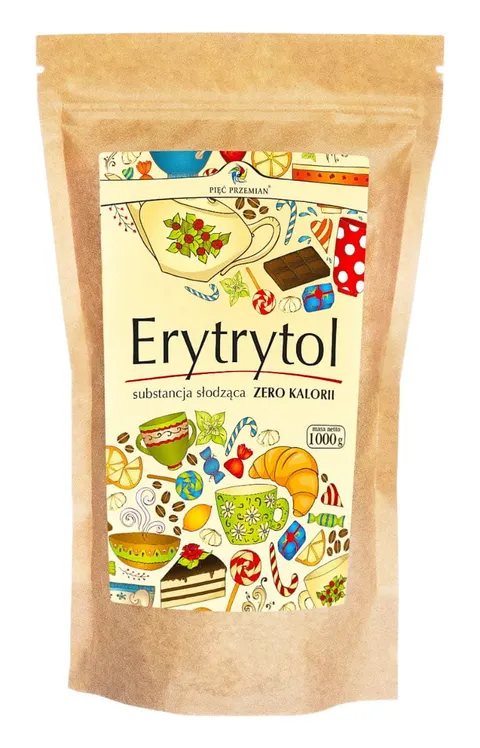 Erytrytol Bezglutenowy 1 kg Pięć Przemian