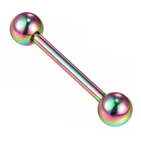 Kolczyk do języka ze stali 316L - benzyna