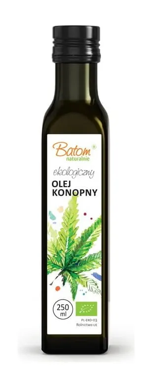 Olej Konopny Tłoczony na Zimno BIO 250 ml Batom