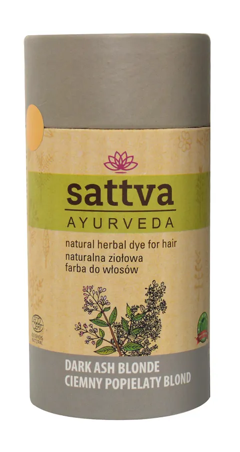 Henna Ciemny Popielaty Blond EKO 150 g Sattva