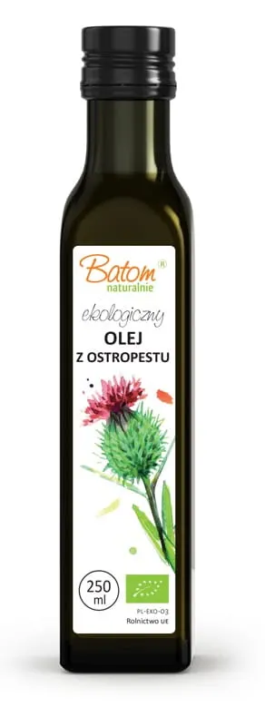 Olej z Ostropestu Plamistego Virgin BIO 250 ml Batom