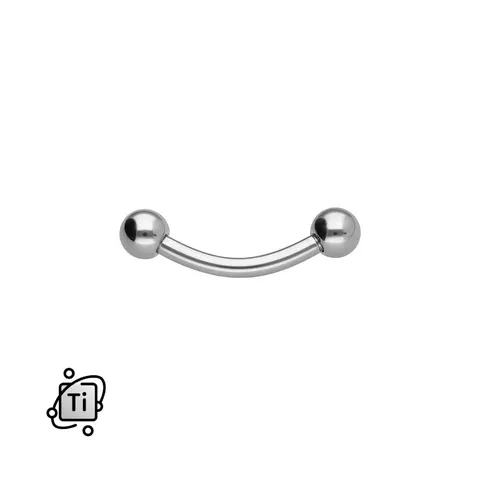 Banan z Tytanu G23 1,2-1,6 mm - srebrny