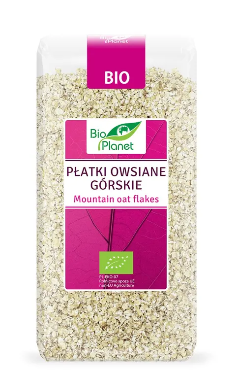 Płatki Owsiane Górskie BIO 300 g Bio Planet