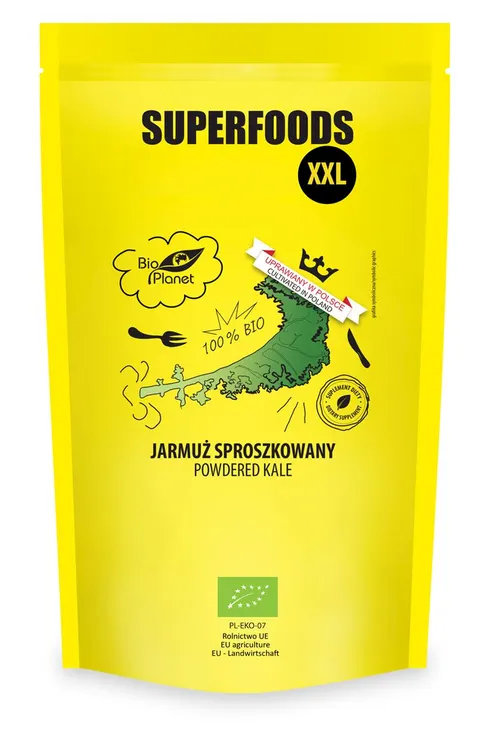 Jarmuż Sproszkowany BIO 400 g Bio Planet