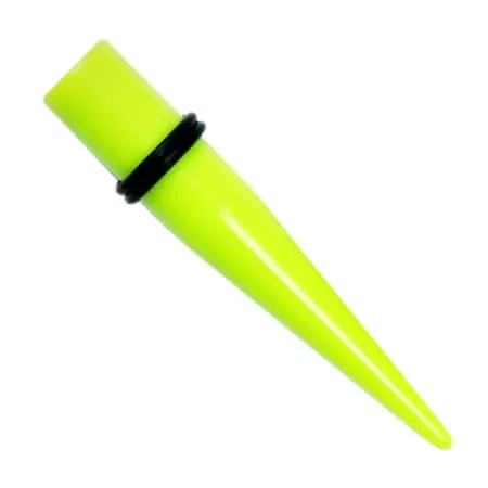 Rozpychacz akrylowy taper - neonowa limonka
