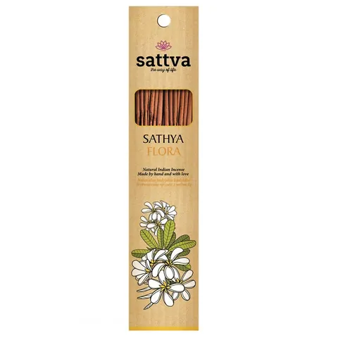 Kadzidło Indyjskie Sathya Flora 15 szt. 30 g Sattva