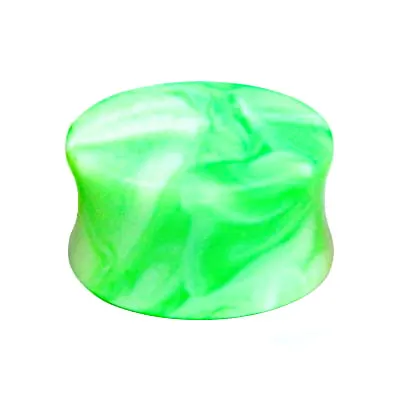 Plug w zielone smugi - nierozkręcany