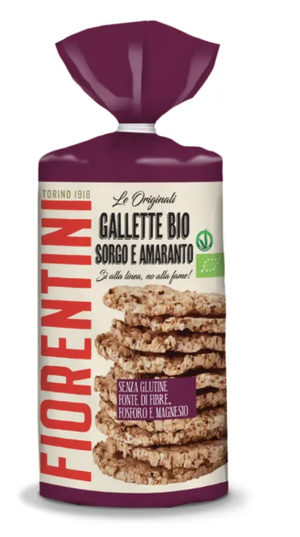 Wafle z Sorgo i Amarantusa Bezglutenowe BIO 120 g Fiorentini
