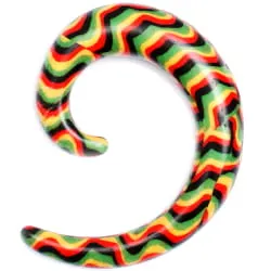 Rozpychacz akrylowy wielokolorowa spirala - rasta