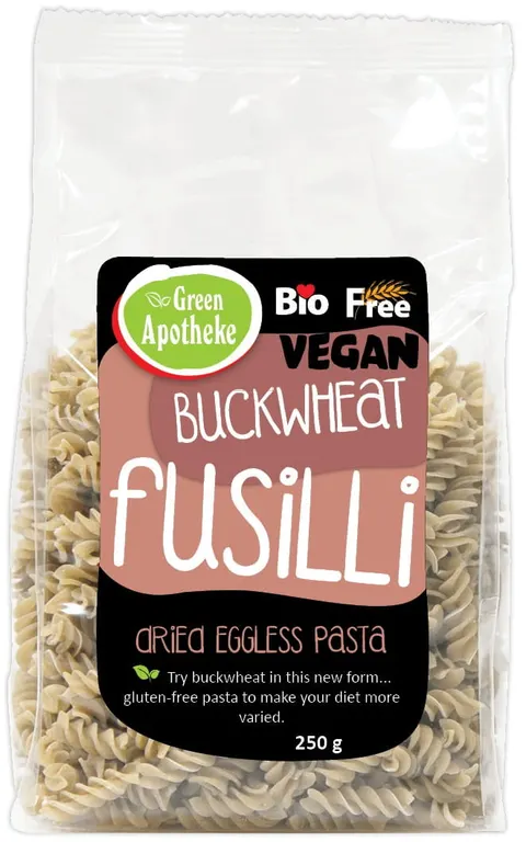 Makaron (Gryczany) Świderki Fusilli Bezglutenowy BIO 250 g Apotheke