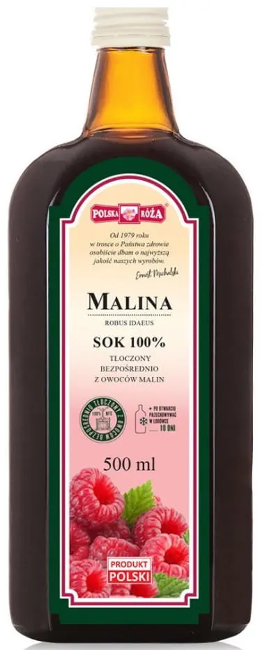 Sok z Malin NFC 500 ml Polska Róża