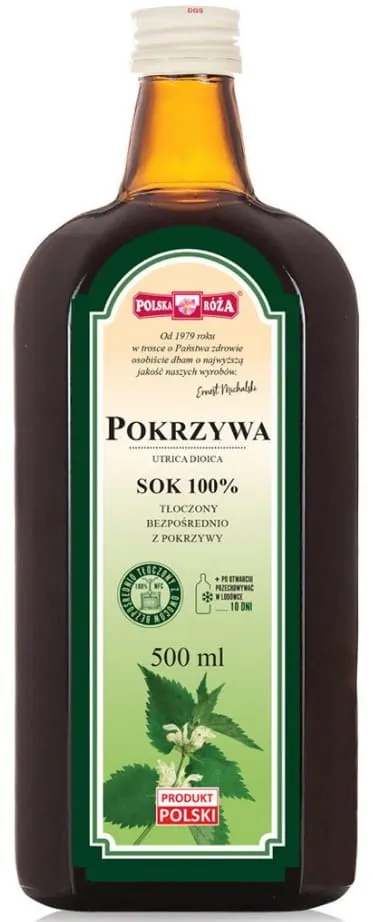 Sok z Pokrzywy NFC 500 ml Polska Róża