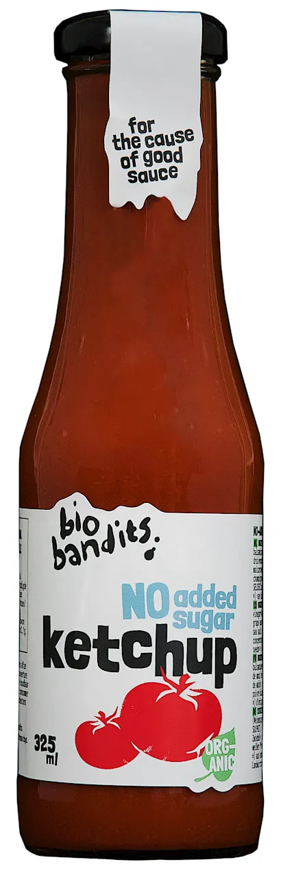 Ketchup Bez Dodatku Cukrów BIO 325 ml Bio Bandits