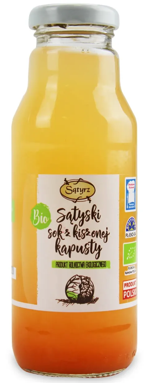 Sątyski Sok z Kiszonej Kapusty z Marchewką BIO 300 ml Sątyrz