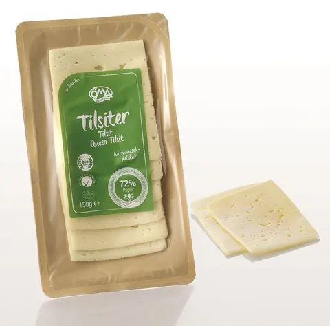 ❄️ Ser Tylżycki Plastry BIO (45% Tłuszczu w Suchej Masie) 150 g Oma
