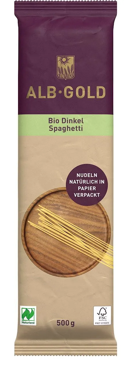 Makaron Orkiszowy Spaghetti BIO 500 g Alb-Gold