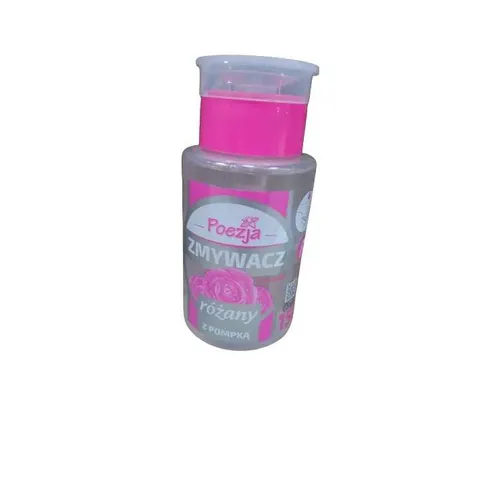POEZJA Zmywacz do paznokci RÓŻANY, 150 ml z pompką