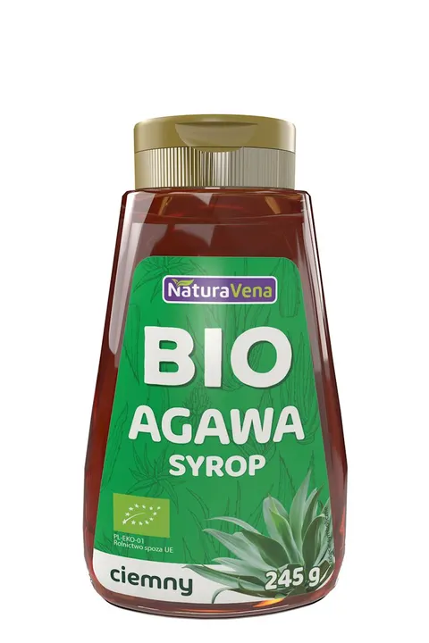 Syrop z Agawy Ciemny BIO 245 g Naturavena