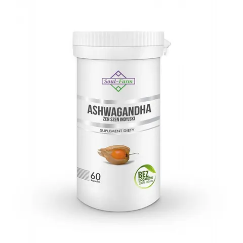 Ashwagandha Ekstrakt 60 Kapsułek 500 mg Soul Farm