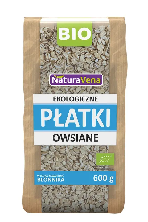 Płatki Owsiane BIO 600 g Naturavena