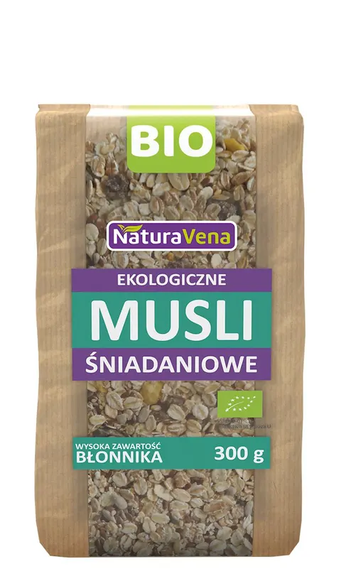 Musli Śniadaniowe BIO 300 g Naturavena