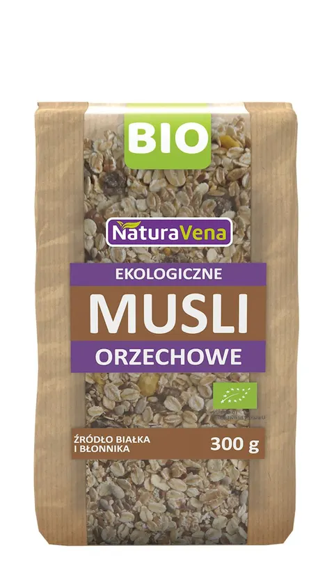 Musli Orzechowe BIO 300 g Naturavena