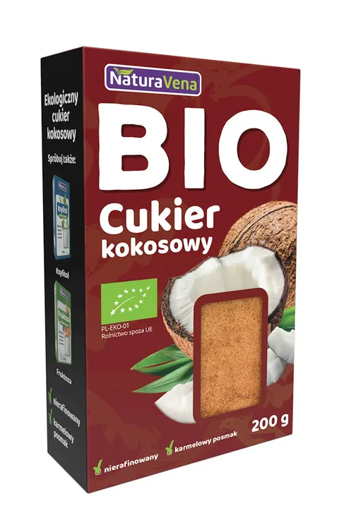 Cukier Kokosowy BIO 200 g Naturavena
