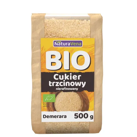 Cukier Trzcinowy BIO 500 g Naturavena