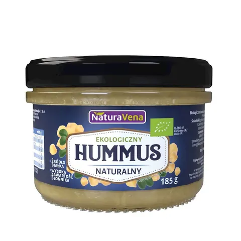 Hummus Naturalny BIO 185 g Naturavena