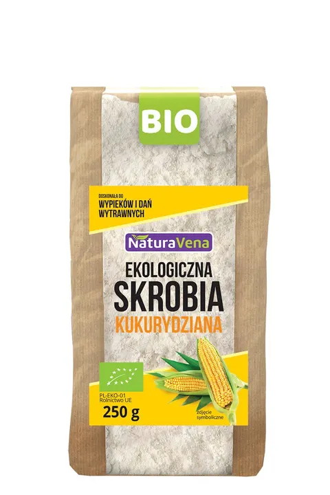 Skrobia Kukurydziana BIO 250 g Naturavena