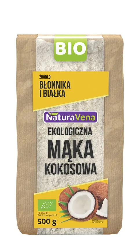 Mąka Kokosowa BIO 500 g Naturavena