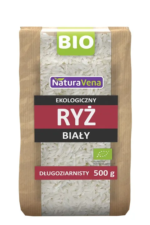 Ryż Biały Długoziarnisty BIO 500 g Naturavena