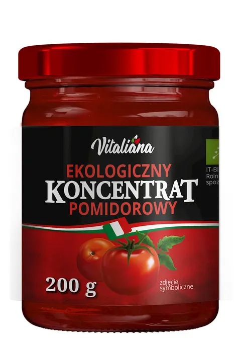 KONCENTRAT POMIDOROWY BIO 200 g - VITALIANA