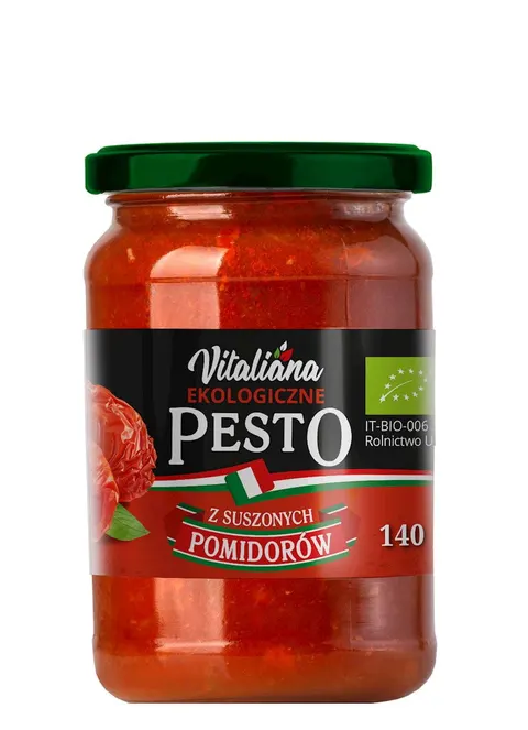 Pesto z Suszonych Pomidorów BIO 140 g Vitaliana