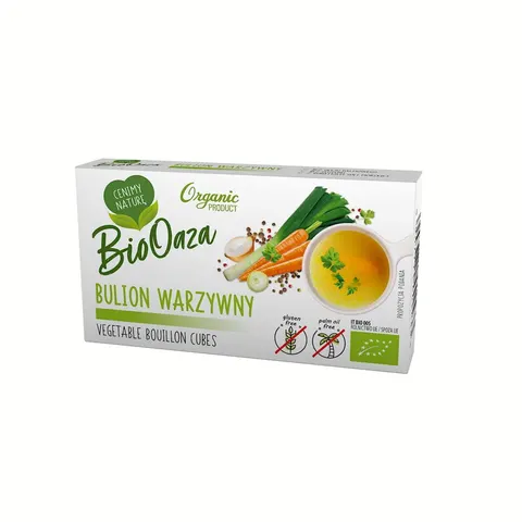 Kostka Rosołowa Warzywna BIO 66 g Biooaza