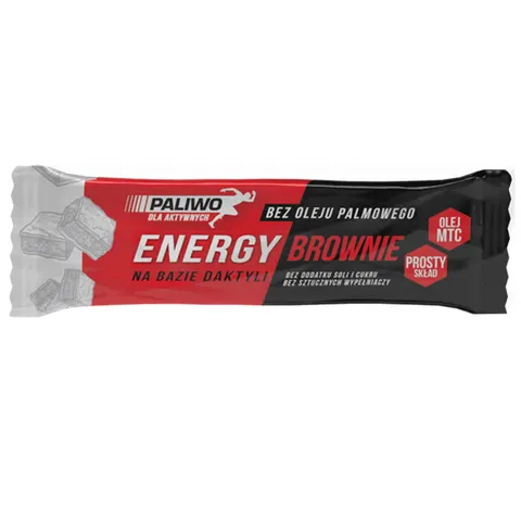 Baton Energy Brownie + Kofeina 50 g Paliwo dla Aktywnych
