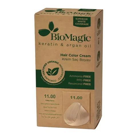 Farba do Włosów Bardzo Jasny Platynowy Blond 250 g Biomagic